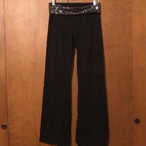 Sequin yoga pants